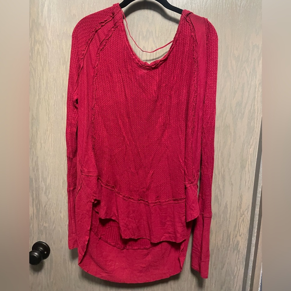 Free People Long Sleeve Textured Tunic